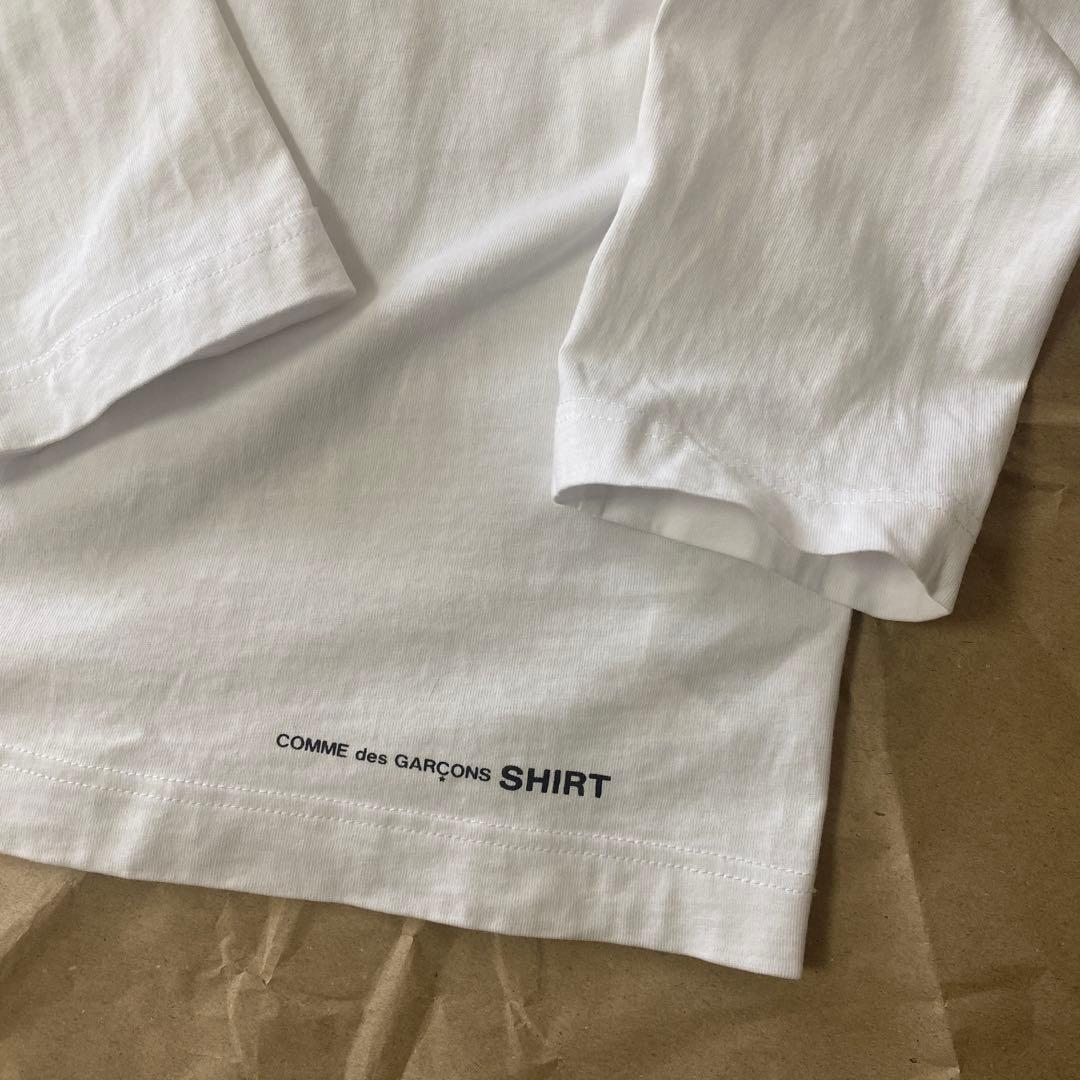 COMME des GARÇONS SHIRT ホワイト Tシャツ M