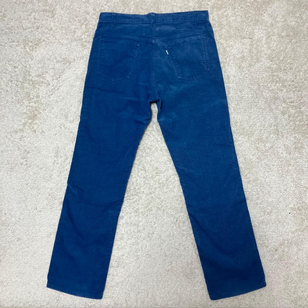 80s Levi’s 519 コーデュロイパンツ ブルー W34 L30