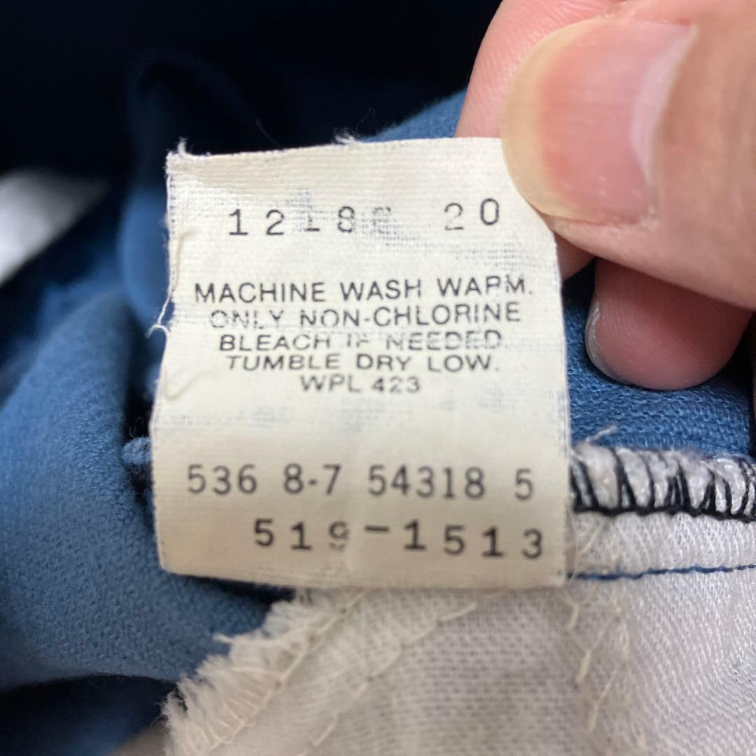 80s Levi’s 519 コーデュロイパンツ ブルー W34 L30