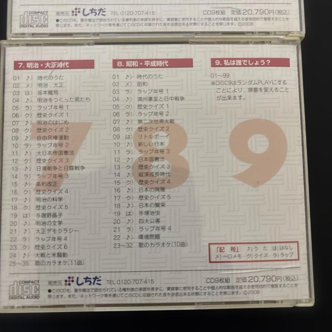 七田式（しちだ）教材　れきし探訪 日本史編 CD