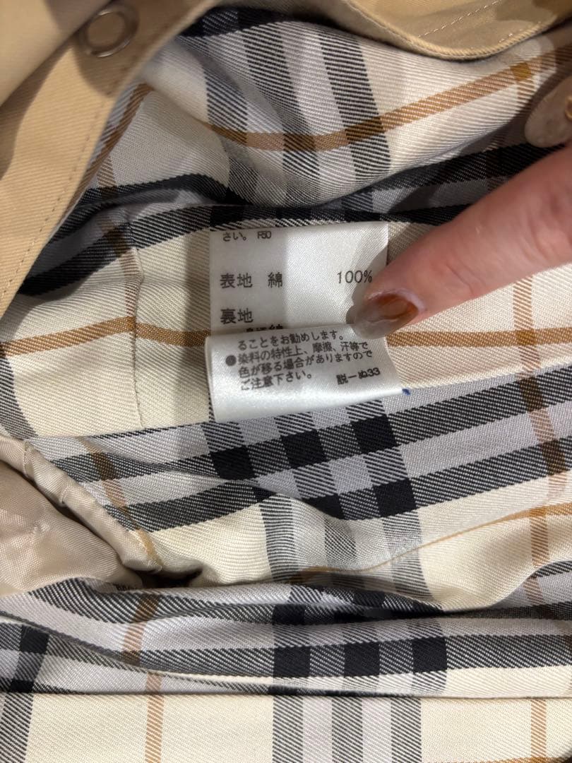 BURBERRY ブルーレーベル　ベージュ トレンチコート