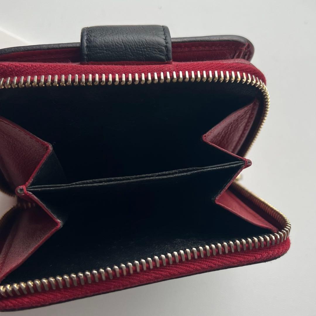 149 美品 SAINTLAURENT イヴサンローラン 2つ折り財布
