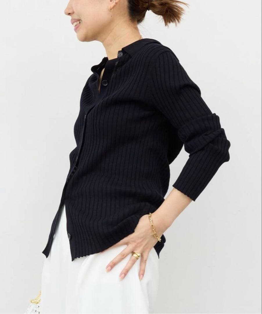 Deuxieme Classe ICE Poloshirt ニットカーディガン