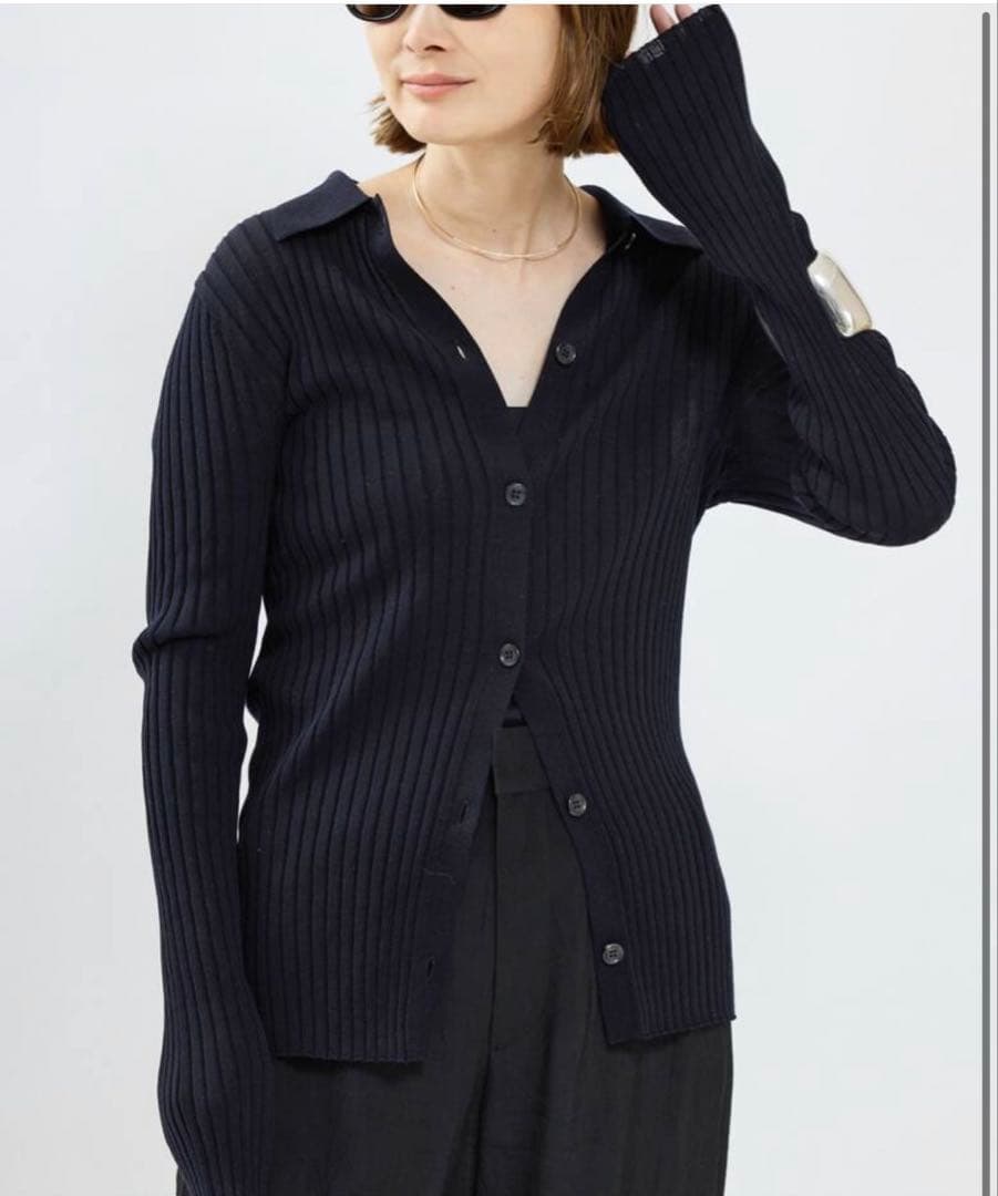 Deuxieme Classe ICE Poloshirt ニットカーディガン