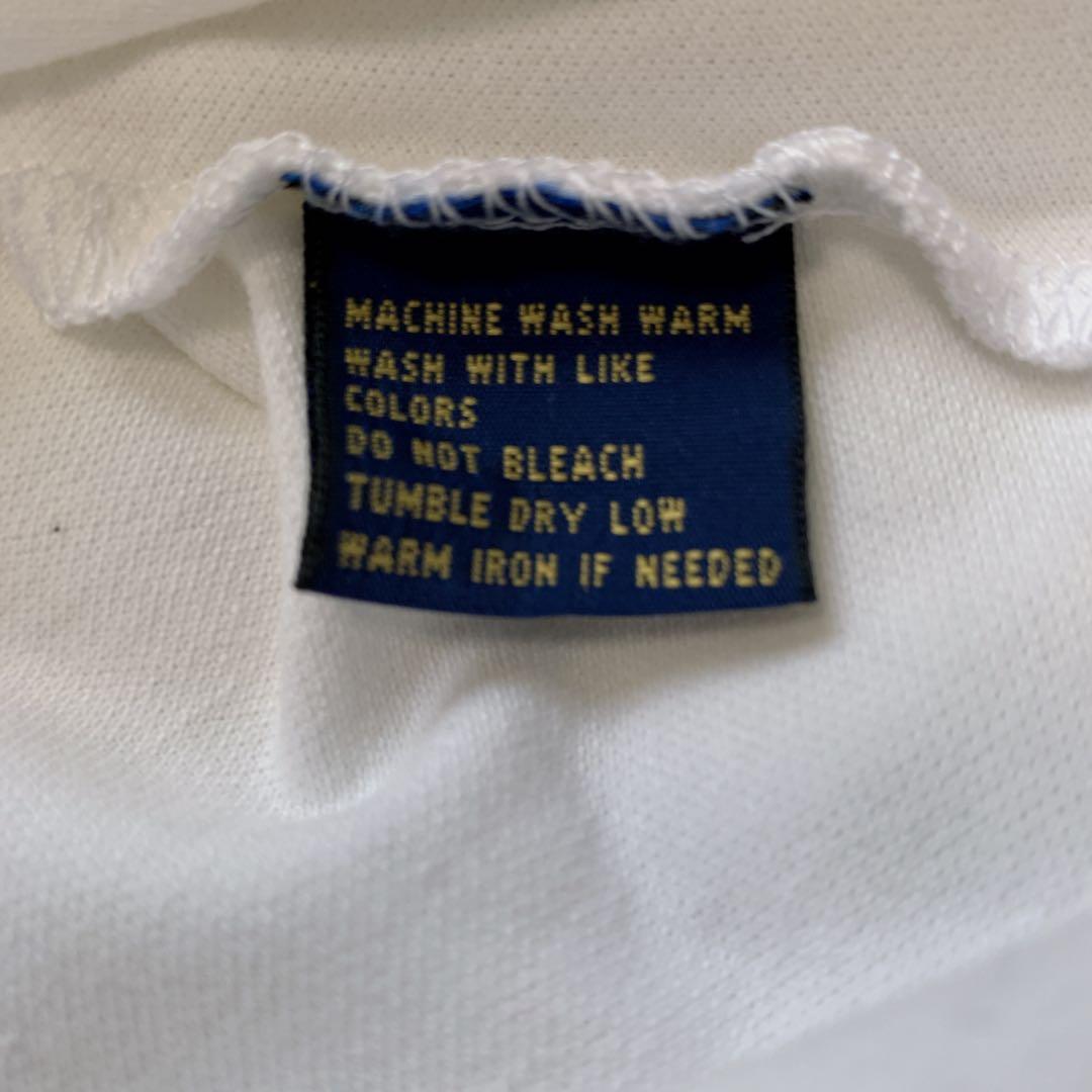 新品タグ付　ポロラルフローレン　半袖ポロシャツ　白　Ｌ　ビックポニー刺繍