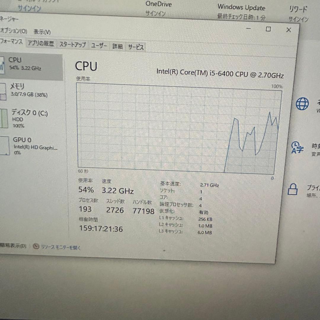 Windowsデスクトップ Dell Inspiron3250 i5-6400 8GB 1TB Win10