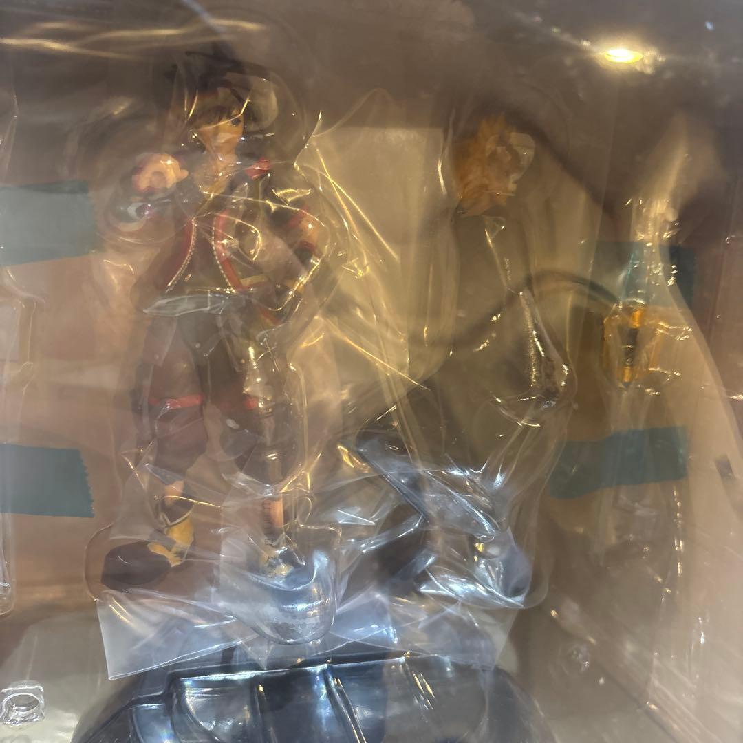 【新品・未開封】キングダムハーツ一番くじA賞 ソラ＆ロクサス スタチュー箱傷み