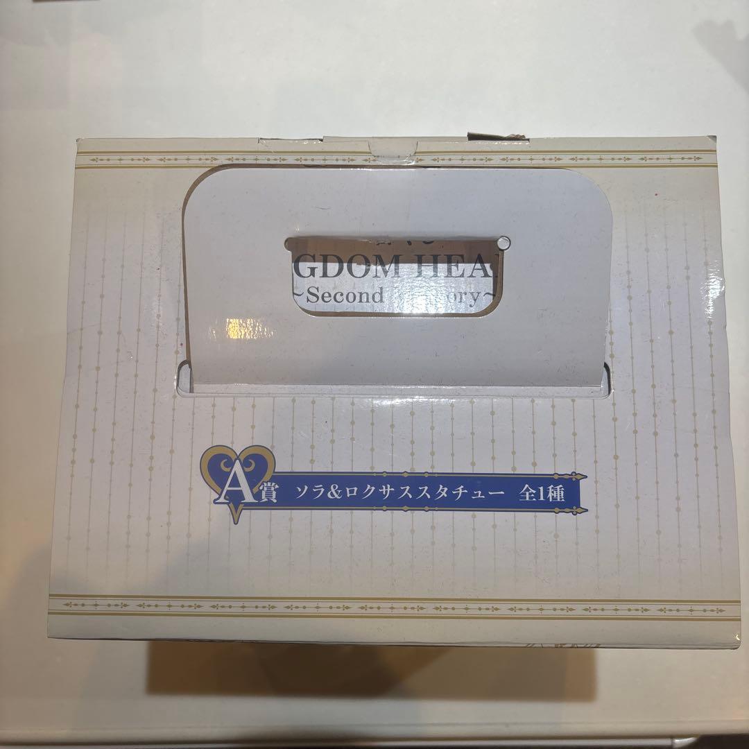 【新品・未開封】キングダムハーツ一番くじA賞 ソラ＆ロクサス スタチュー箱傷み