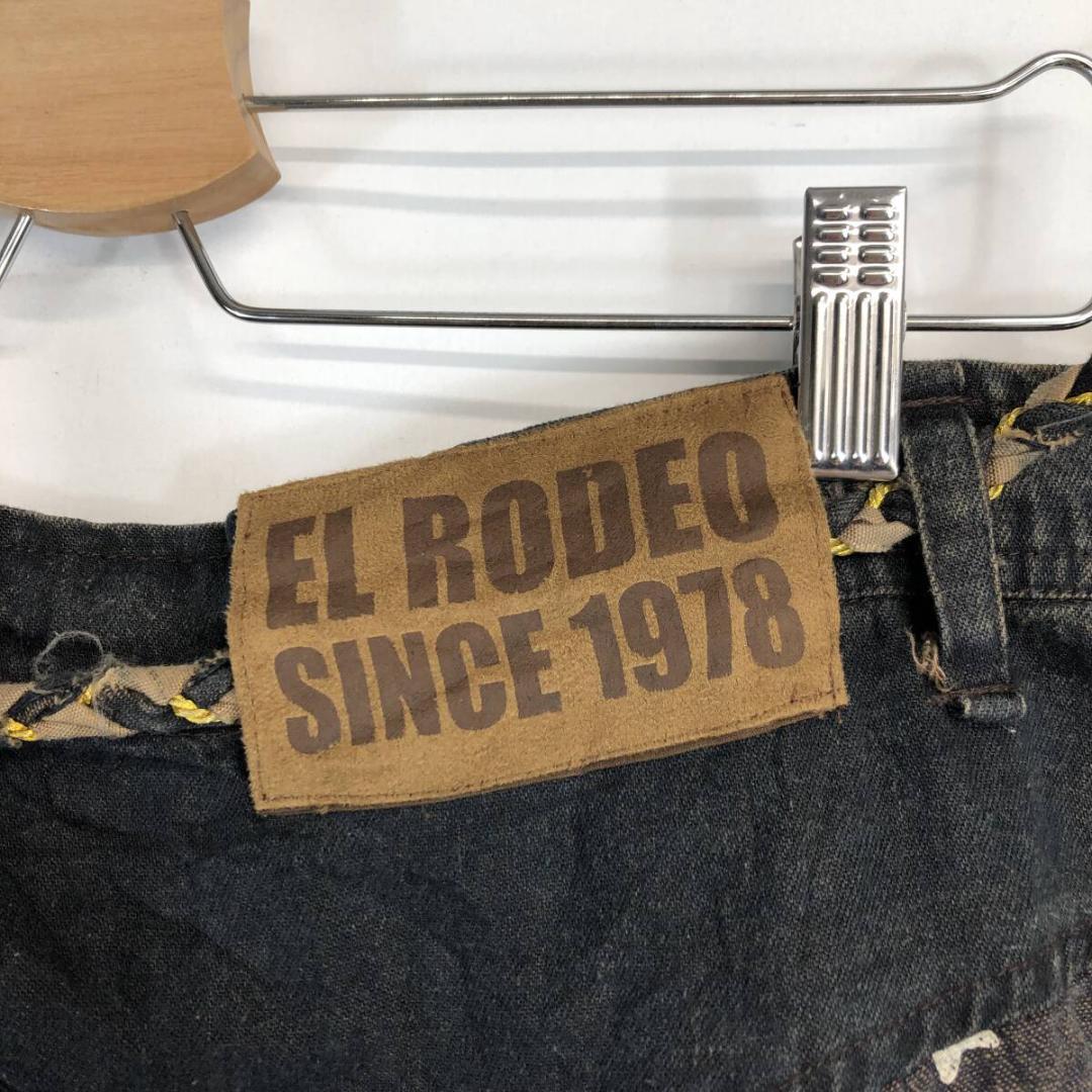 タグ付き EL RODEO エルロデオ サルエルパンツ パッチワーク 異素材