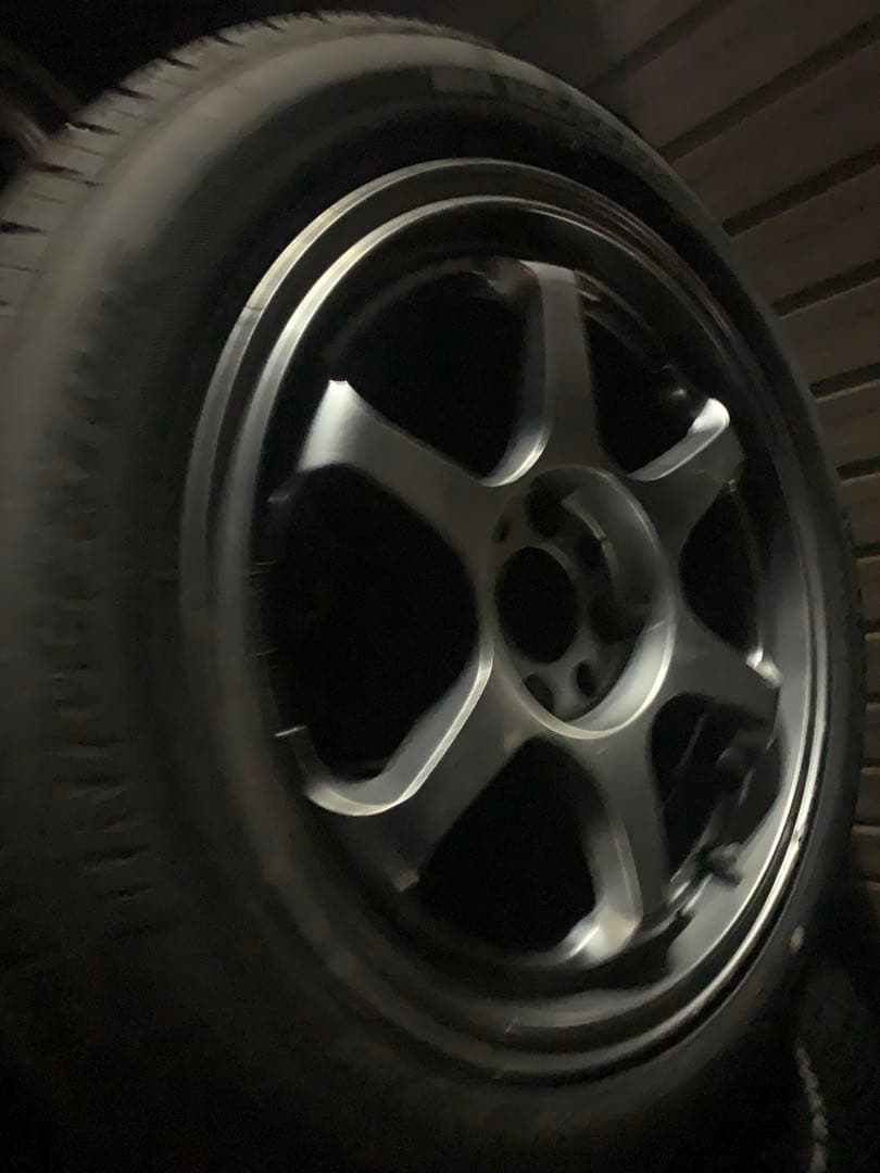 15インチ　7j +35 pcd100 5次元　キャノンボール4本　軽量ホイール