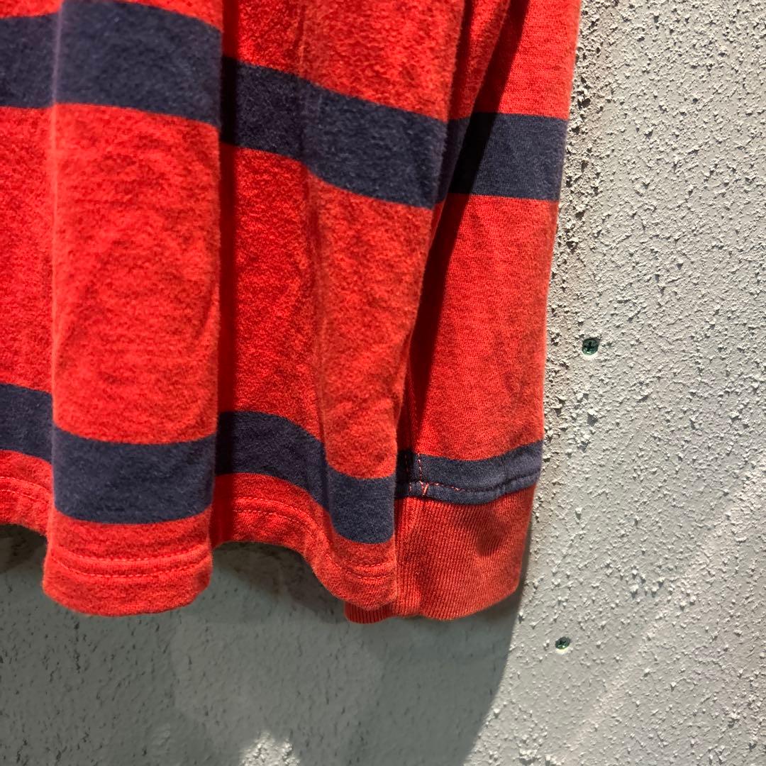 #889 POLO ralph lauren ラガーシャツ　L 古着
