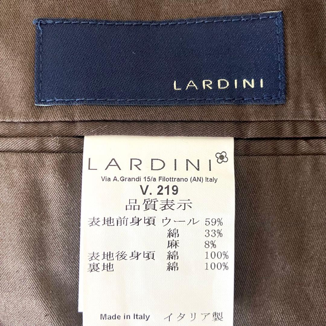 LARDINIラルディーニ・シングルジレベスト・brownブラウン46