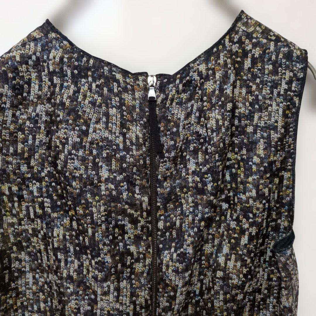 D&G ドルチェ＆ガッバーナ ノースリーブ ひざ丈ワンピース