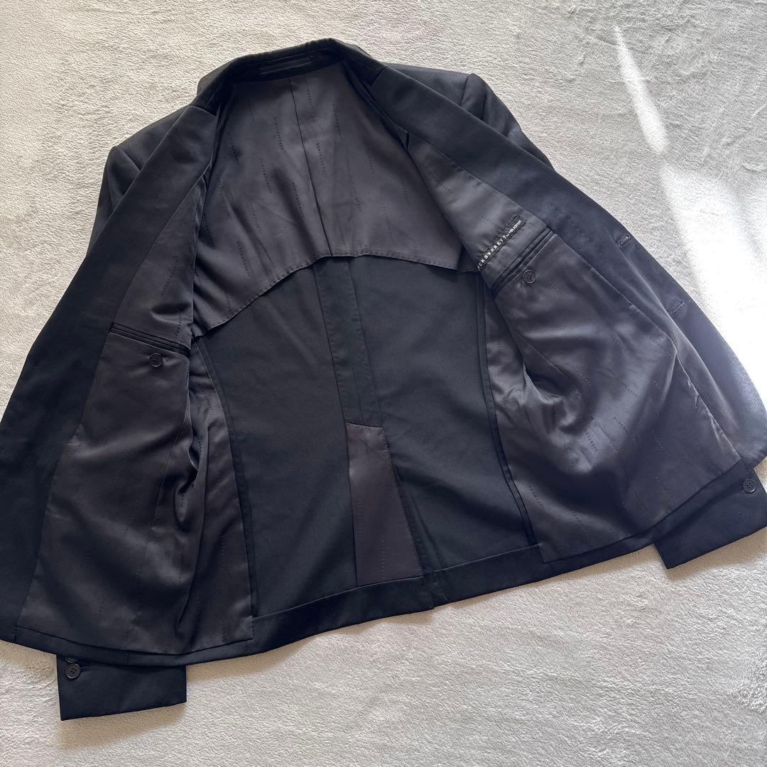 美品☆ブラックバレットバイニールバレット【S相当】 テーラードジャケット 黒