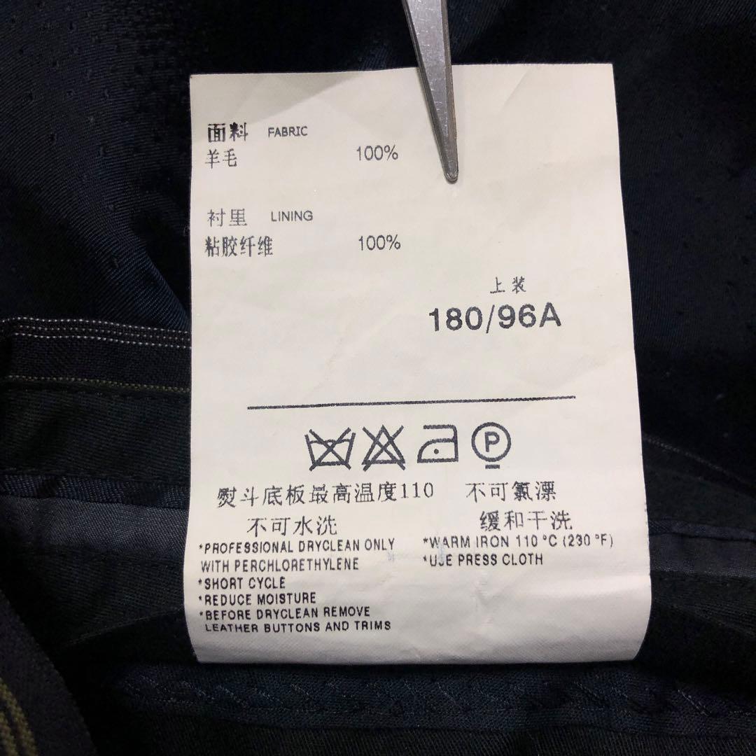 イタリア製 ヴェルサーチ ウール ブレザージャケット パンツ スーツセットアップ