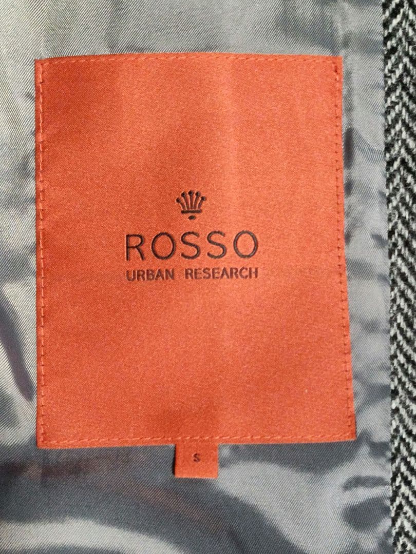 ハリスツイード ROSSO ベスト グレー サイズS