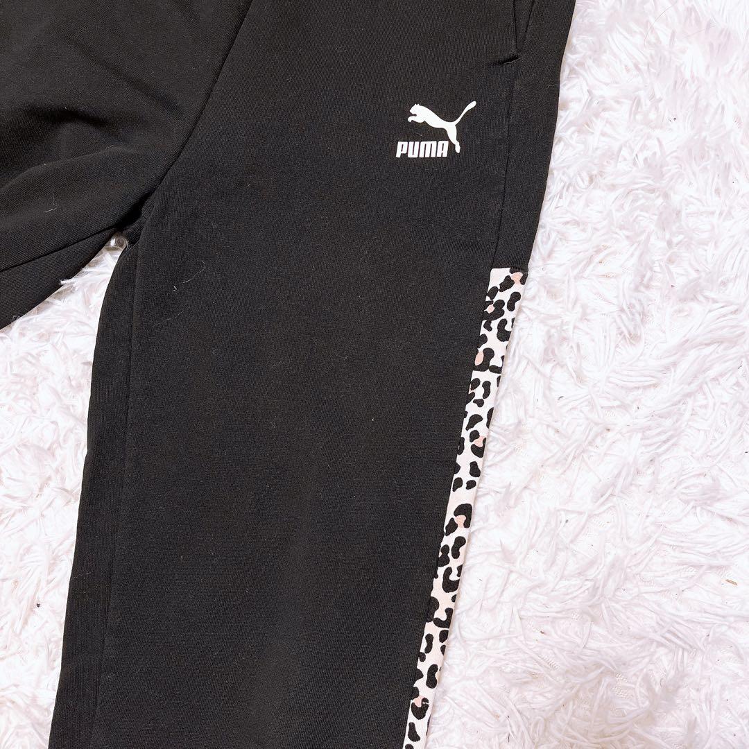 美品 PUMA ジャージ 3点 上下 セットアップ ヒョウ柄 レオパード 豹柄