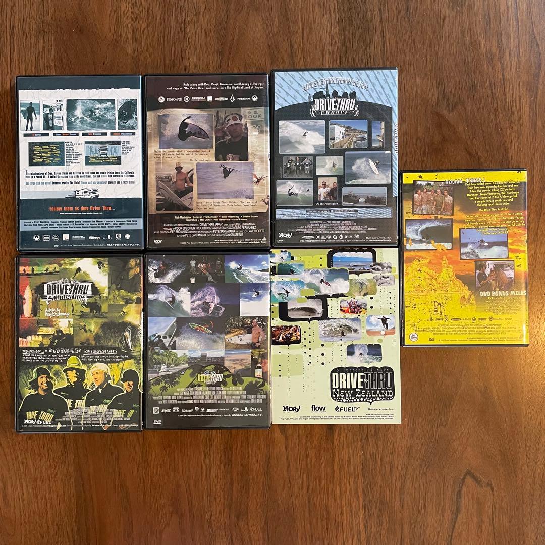 DRIVE THRUサーフィン DVD 7 タイトルセット