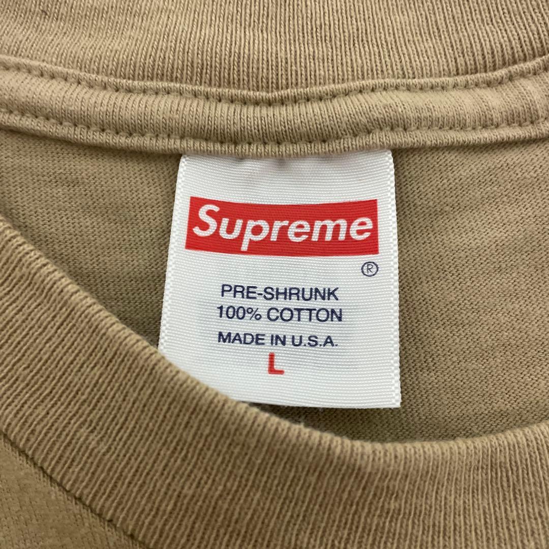 Supreme Box Logo Tee Camo カーキ Lサイズ