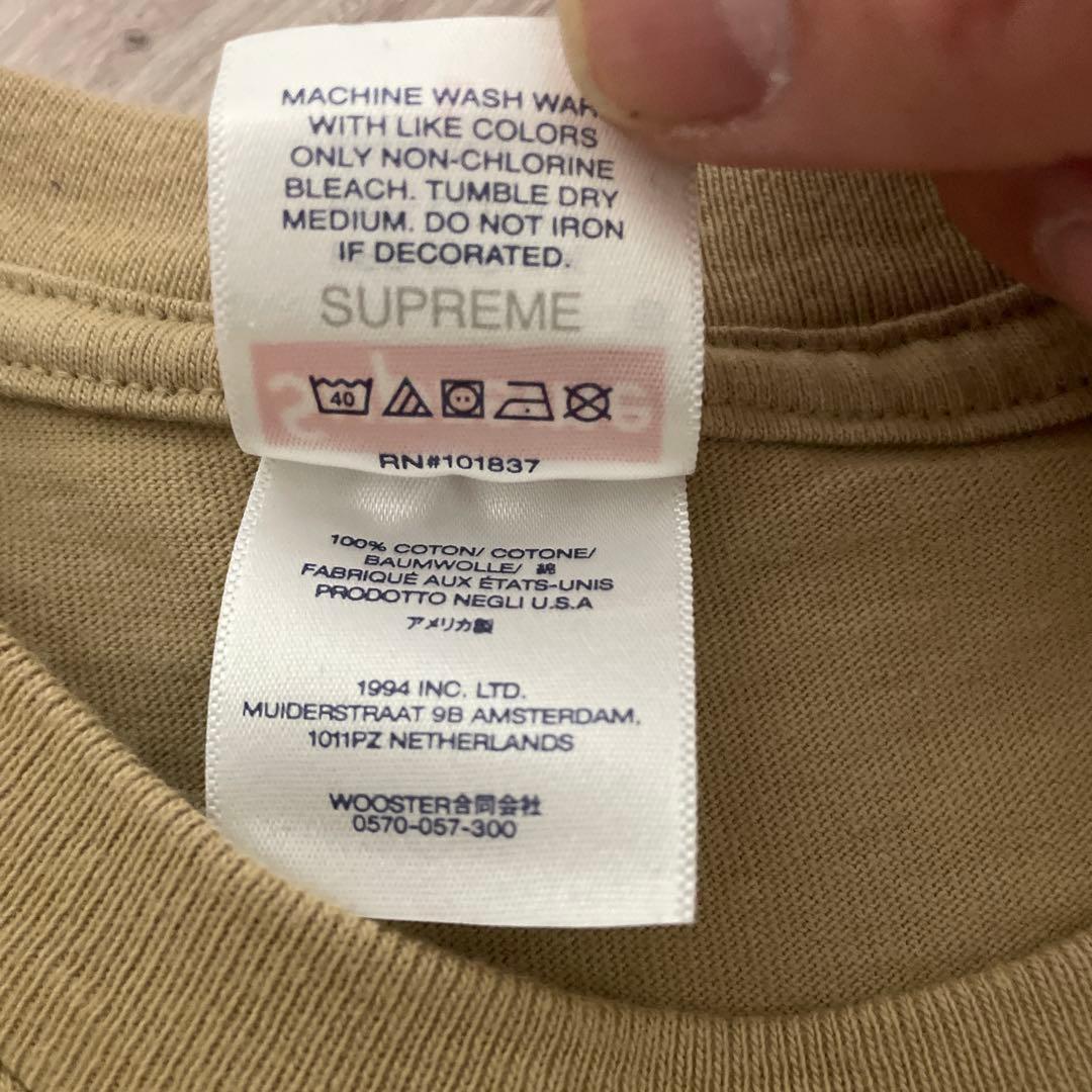 Supreme Box Logo Tee Camo カーキ Lサイズ
