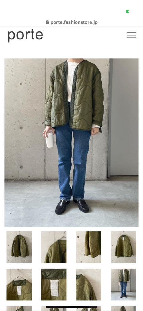 【秋冬】m65 liner jacket medium 古着