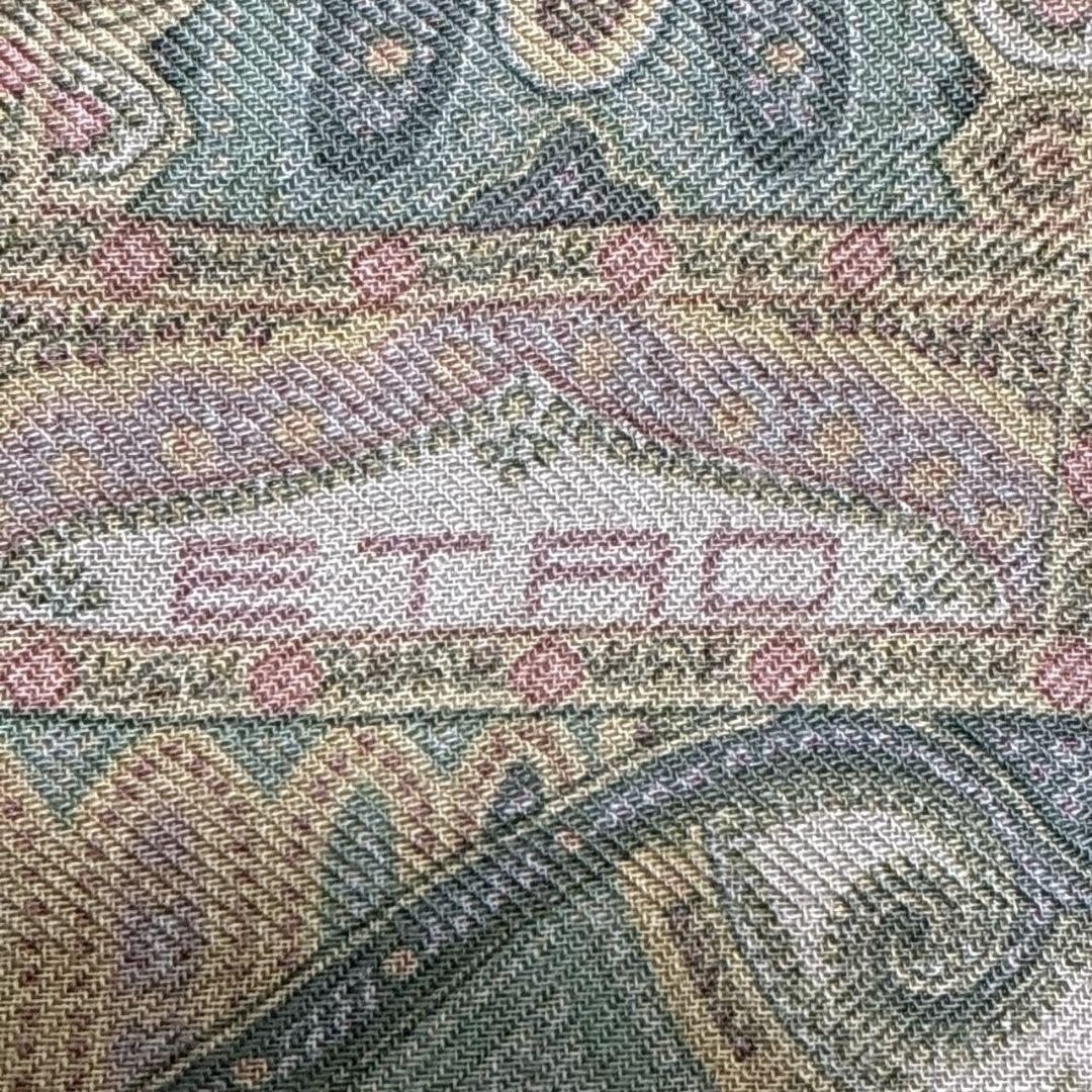 美品✨ETRO エトロ シルク 大判ストール スカーフ ペイズリー イタリア