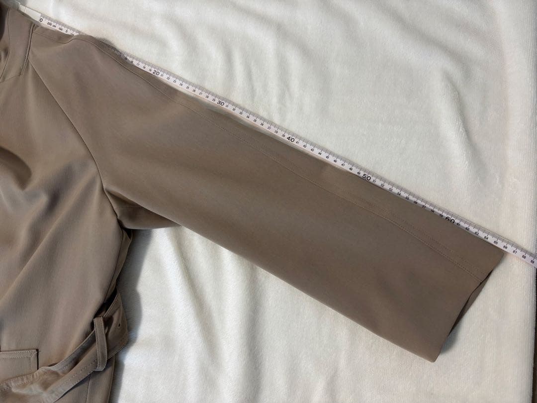 美品♡ベージュ系 トレンチコート ウエストベルト付き