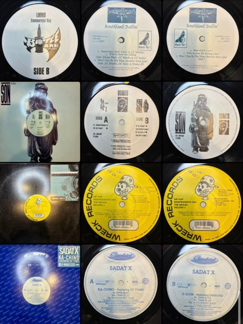 UNDERGROUND HIPHOP 20枚まとめ売り