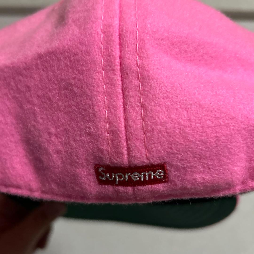 東*助様 Supreme ピンク Sロゴキャップ