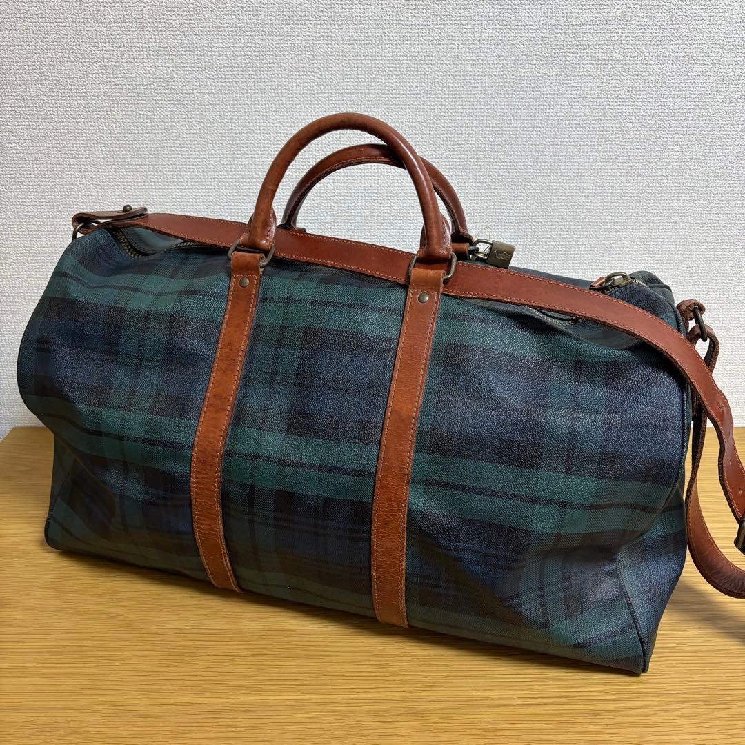 Polo Ralph Lauren ブラックウォッチチェック ボストンバック