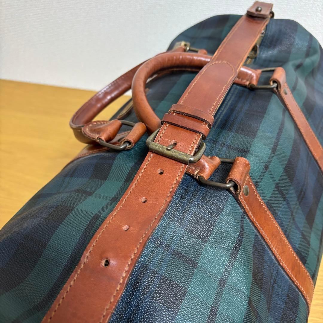 Polo Ralph Lauren ブラックウォッチチェック ボストンバック