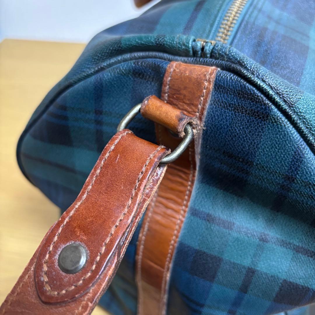 Polo Ralph Lauren ブラックウォッチチェック ボストンバック