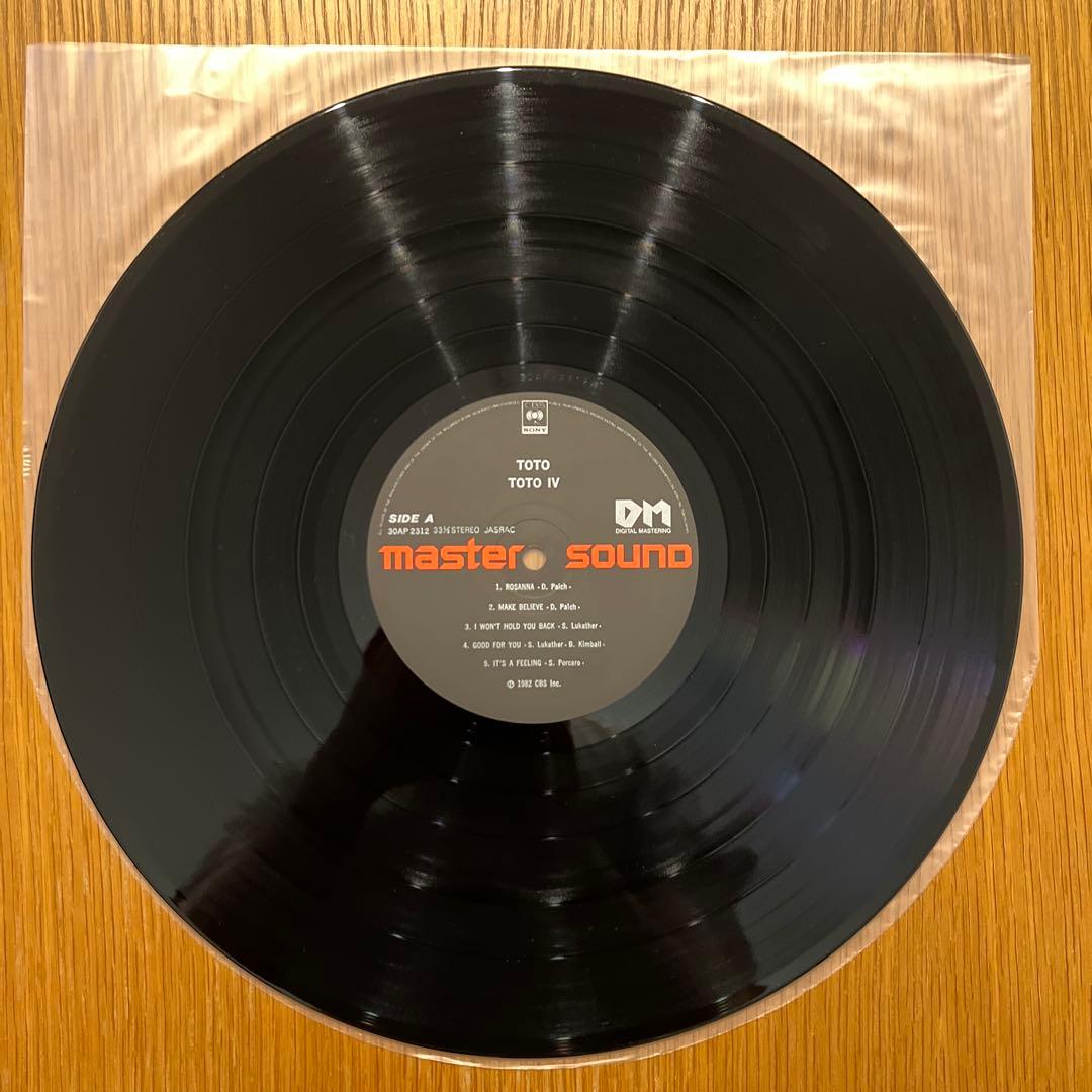 超美品！TOTO IV マスターサウンド レコード