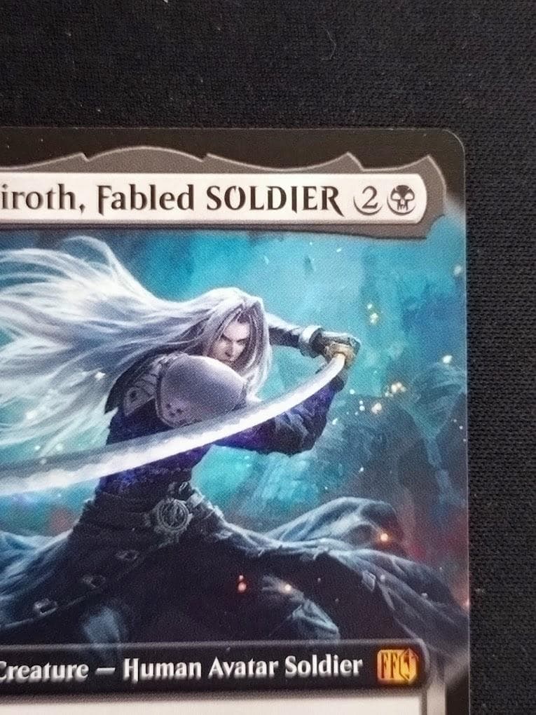 MTG 威名のソルジャー、セフィロス 英語 拡張アート FIN-BF