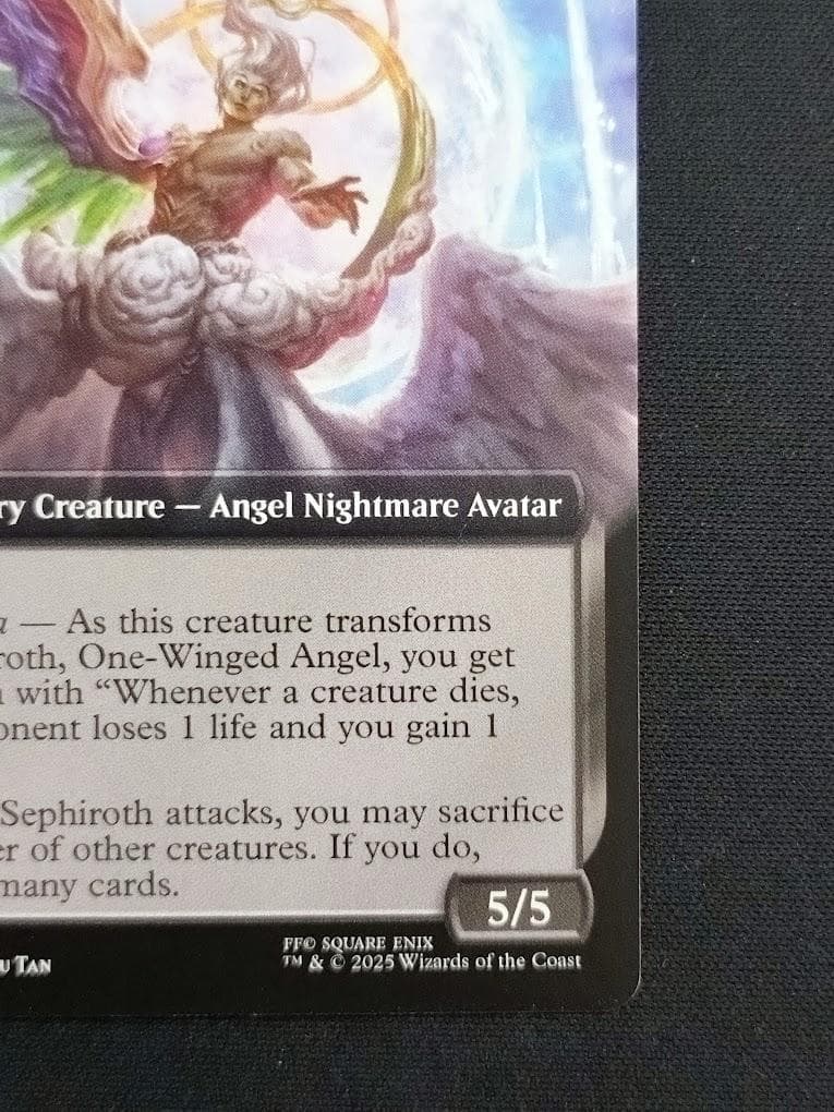 MTG 威名のソルジャー、セフィロス 英語 拡張アート FIN-BF