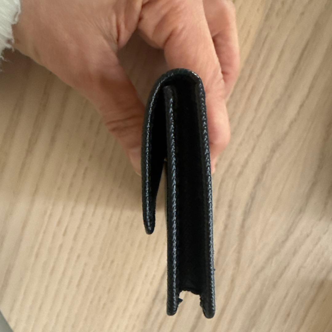 PRADA ブラック レザー 名刺入れ