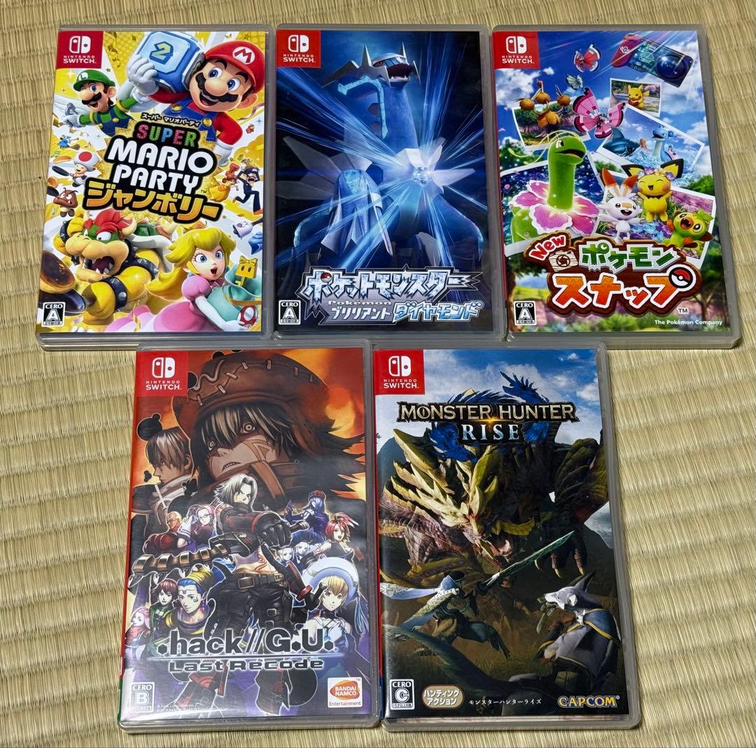 Nintendo Switch 本体 + ゲームソフト5本セット