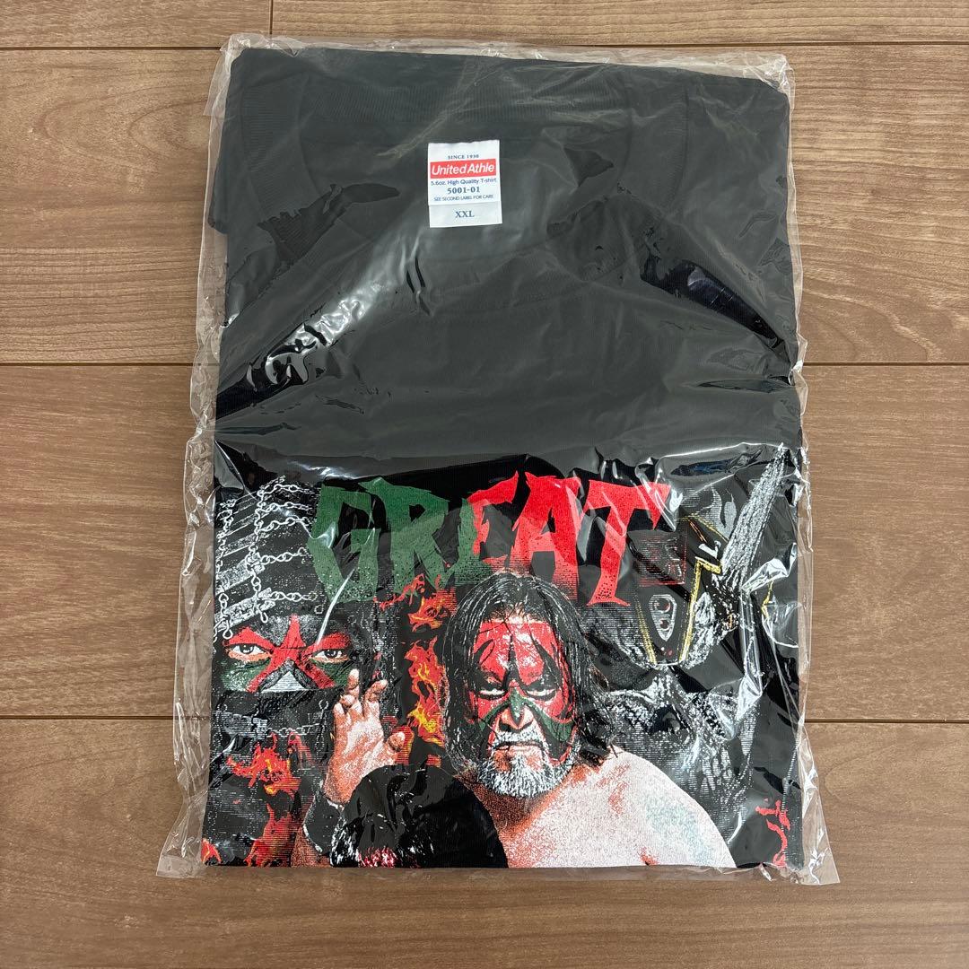 【新品未開封】グレートカブキ×グレートムタTシャツ （XXL）