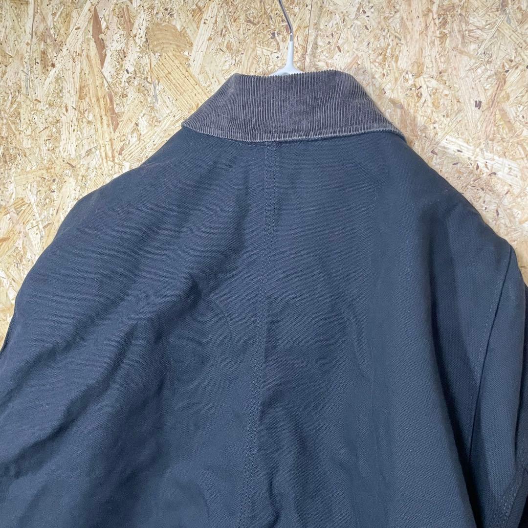 Dickies 黒 XXL ダック地 ブルゾン カバーオール ワークジャケット