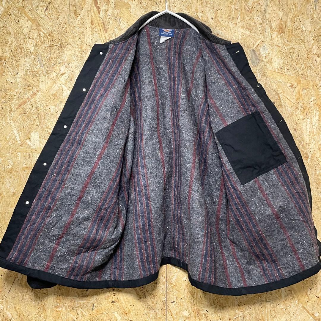 Dickies 黒 XXL ダック地 ブルゾン カバーオール ワークジャケット