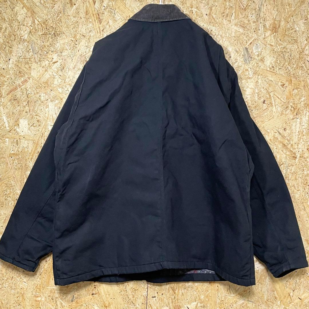 Dickies 黒 XXL ダック地 ブルゾン カバーオール ワークジャケット