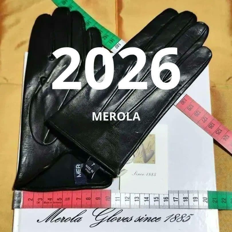 一部完売今季 メローラ ナッパ黒 ライニングなし グローブ 革手袋 MEROLA
