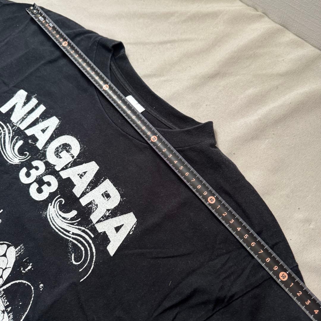 Niagara33 ハードコアバンドTシャツ ブラック L ビンテージ