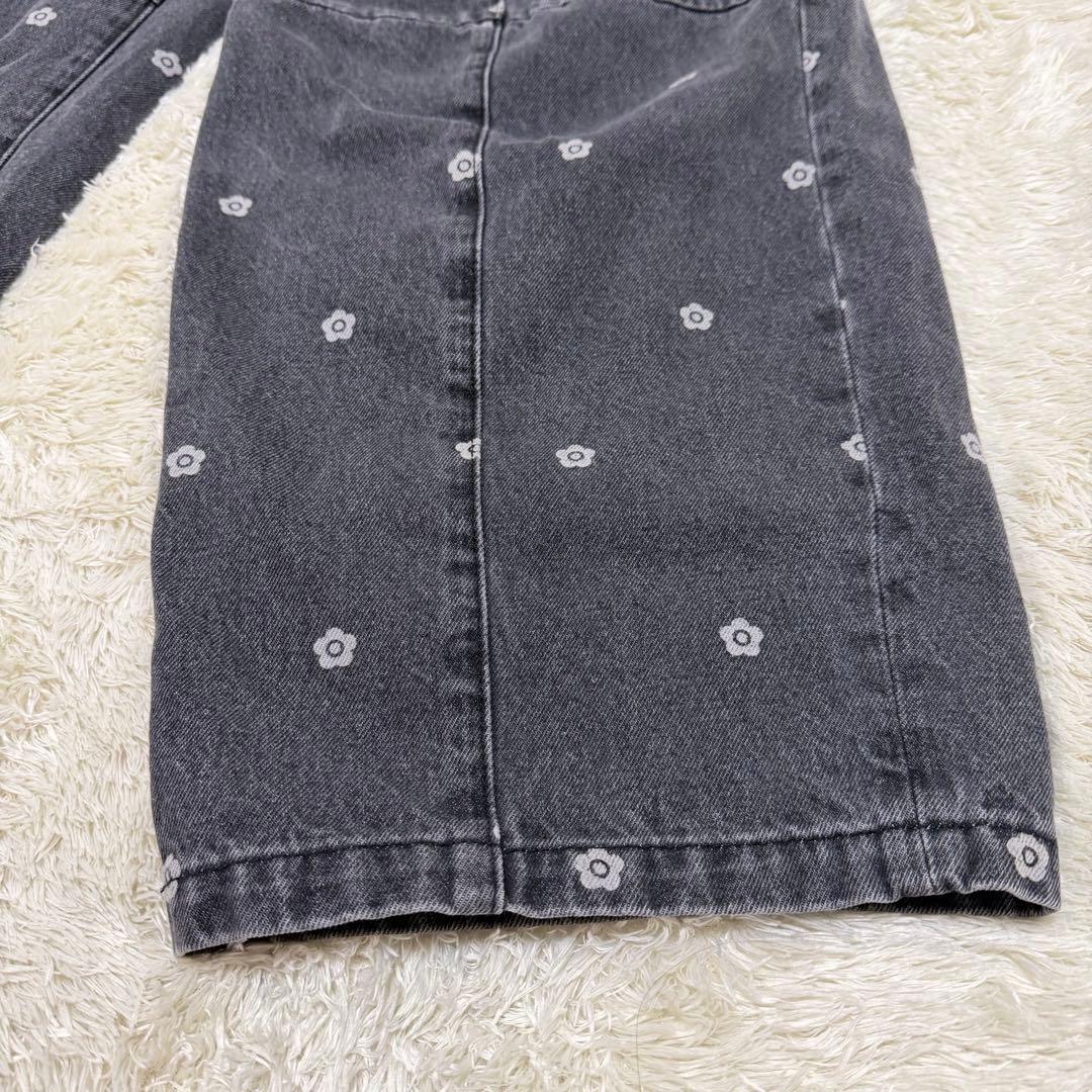 極美品✨LILY BROWN×MARY QUANTデイジー柄ワイドデニムパンツ