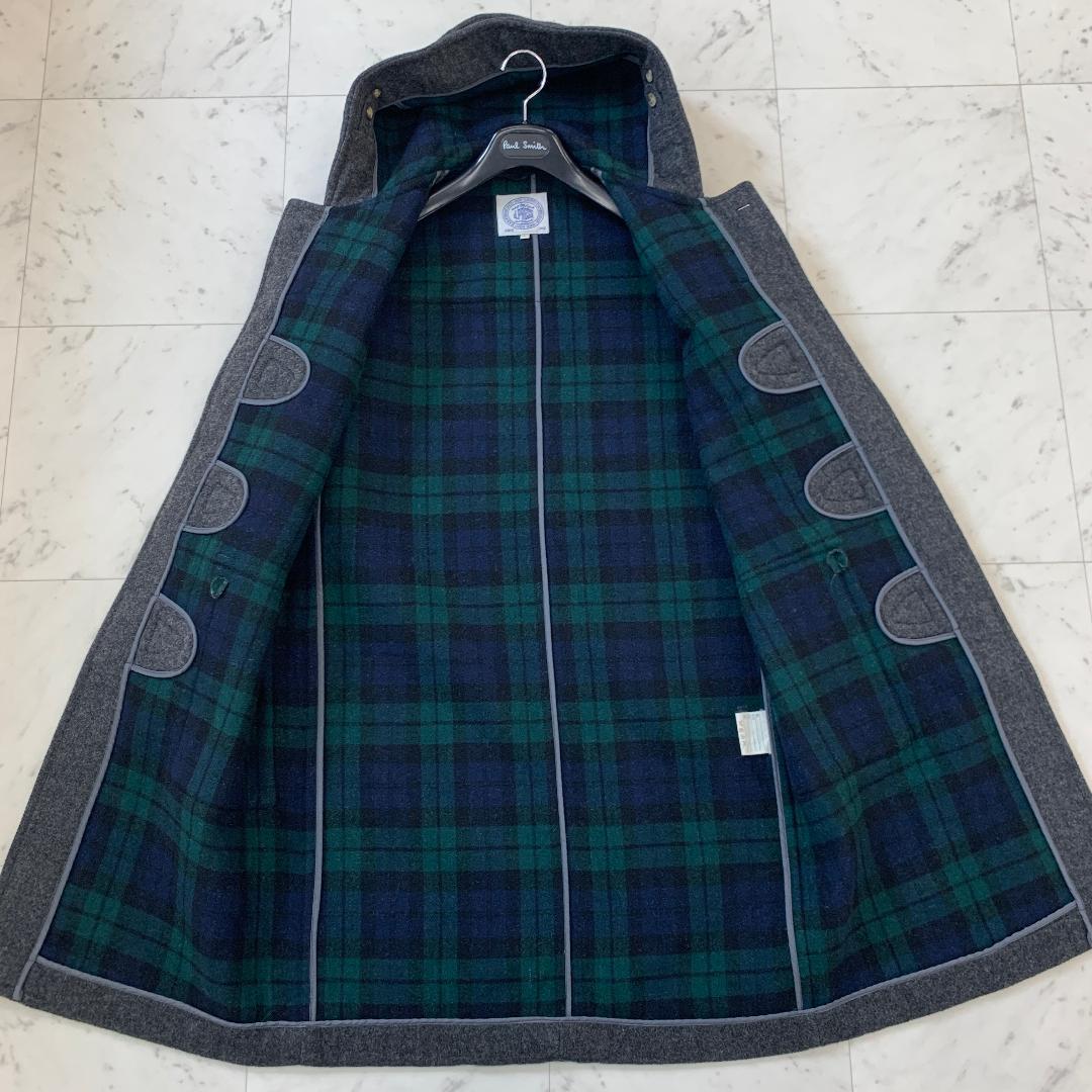 J.PRESS ジェイプレス ダッフルコート ロングコート ウール 裏地チェック