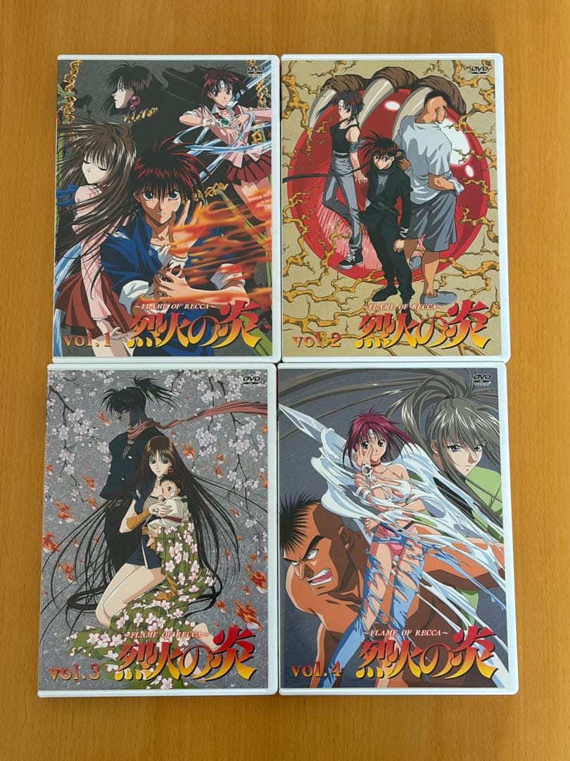 廃盤 烈火の炎DVD FLAME OF RECCA DVD-BOX1国内正規品