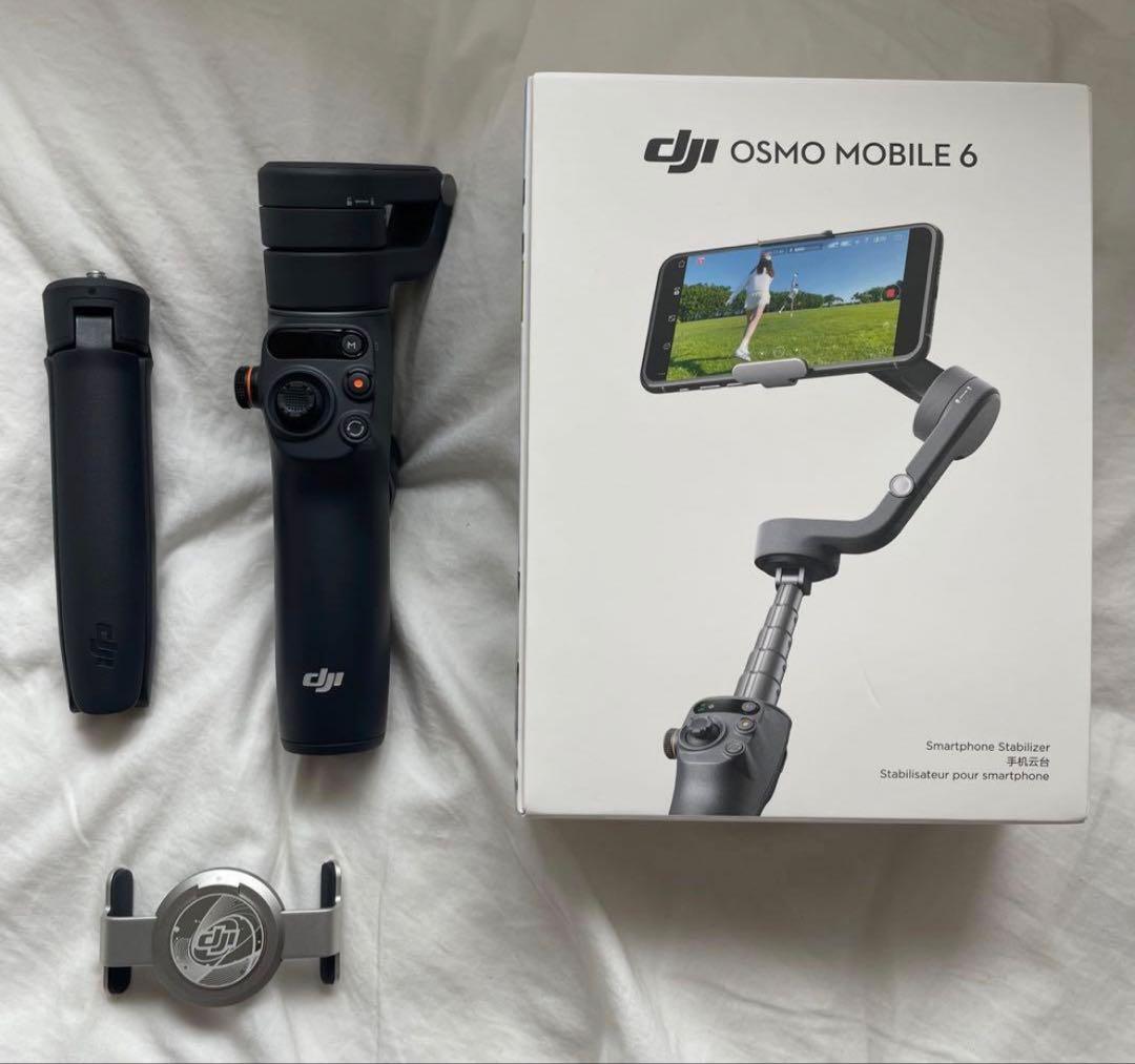 【美品】DJI OSMO Mobile 6 スマホ用ジンバル / 付属品完備