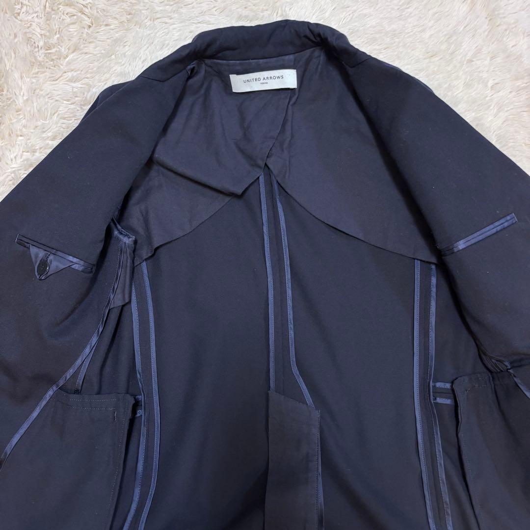 UNITED ARROWS テーラードジャケット 金ボタン 紺 38 紺ブレ