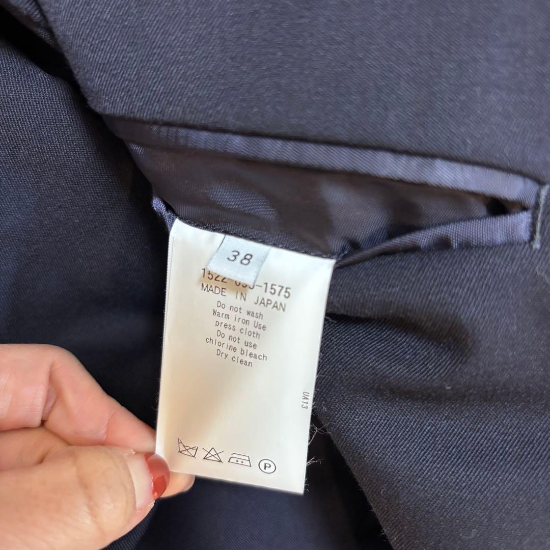 UNITED ARROWS テーラードジャケット 金ボタン 紺 38 紺ブレ