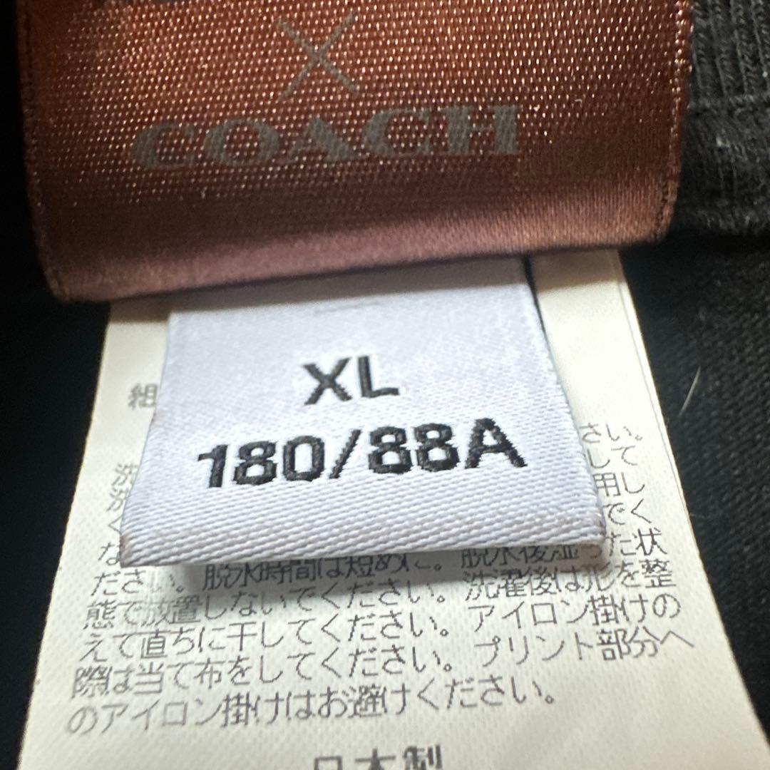 COACH x BAPE コラボ Tシャツ XL ブラック